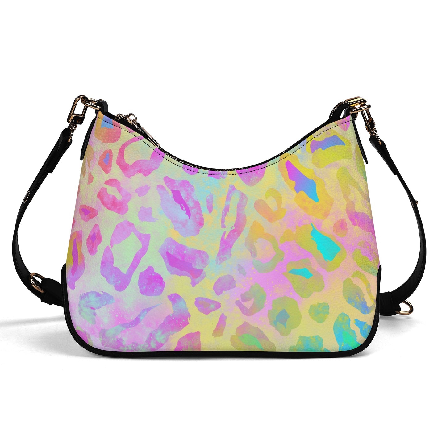 Lady PU Shoulder Bag With Chain Decoration