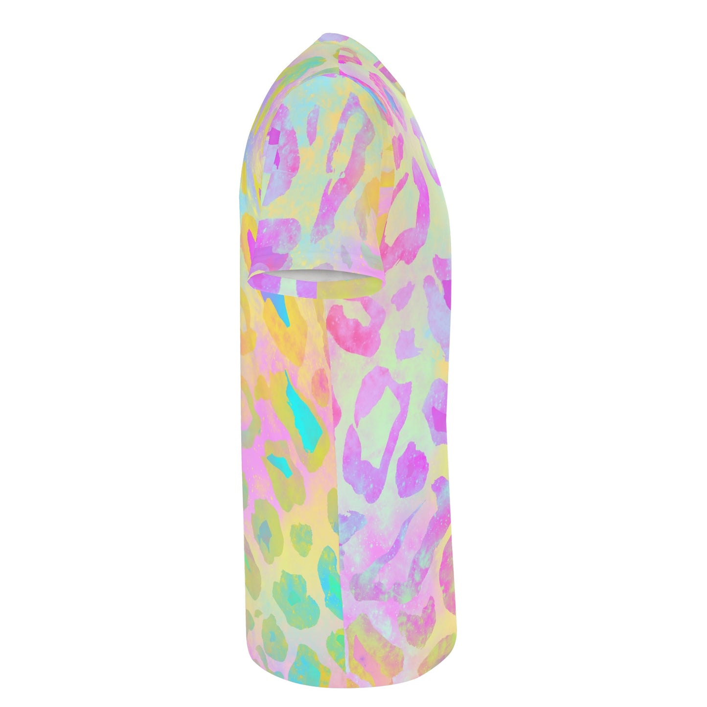 neon cheetah print unisex All-Over Print Adult Short Sleeve-Blouse Sports Set