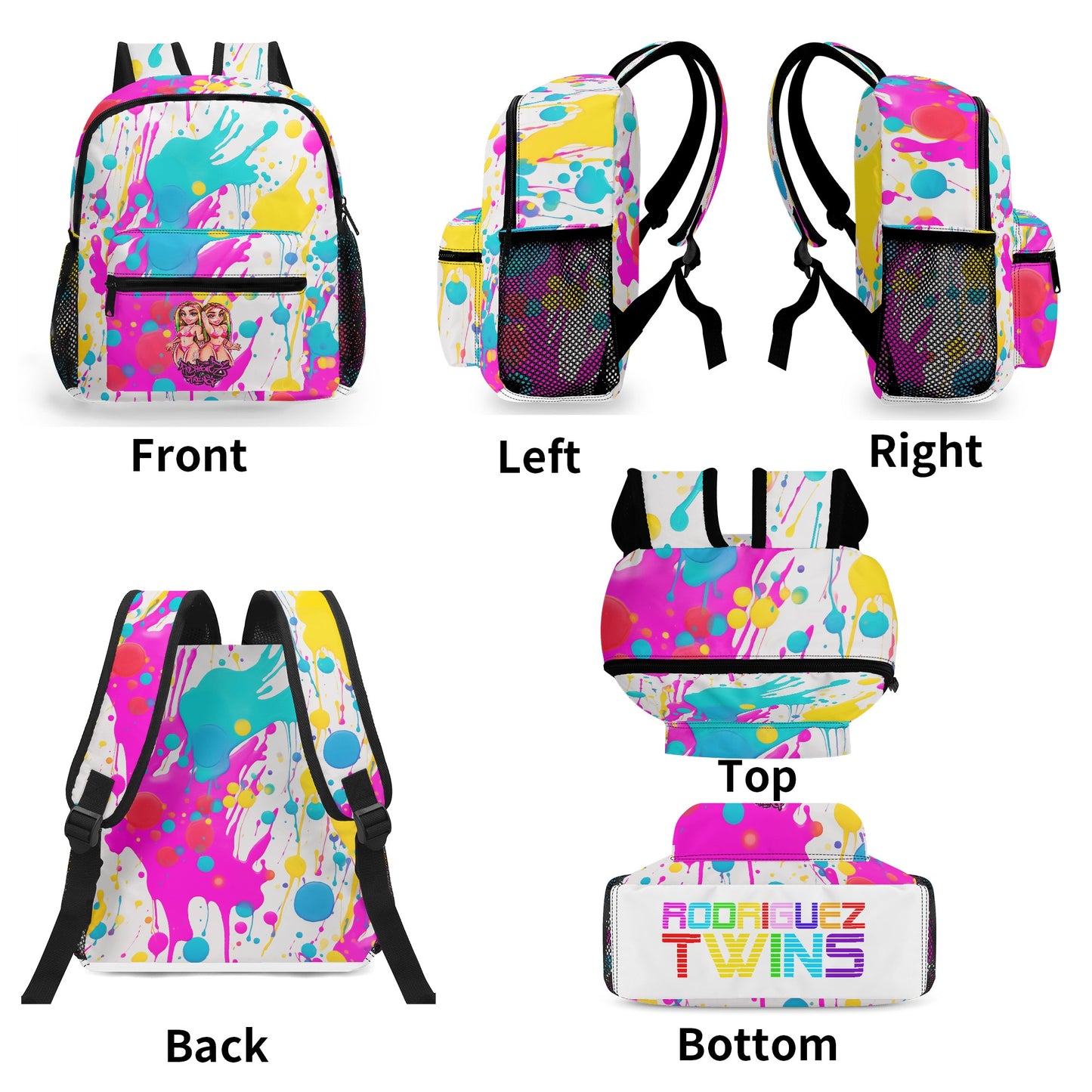 11 Inch Cute All-Over-Print Daypack Backpack