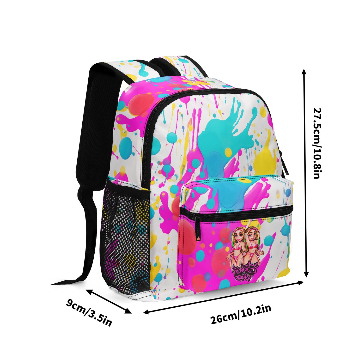 11 Inch Cute All-Over-Print Daypack Backpack